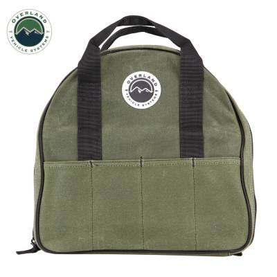 Overland Vehicle Systems - Jumper Cable Bag #16 Waxed Canvas Bag - Image 1