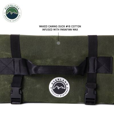 Overland Vehicle Systems - Rolled Bag General Tools With Handle And Straps - #16 Waxed Canvas - Image 5