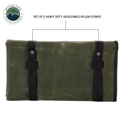 Overland Vehicle Systems - Rolled Bag General Tools With Handle And Straps - #16 Waxed Canvas - Image 7