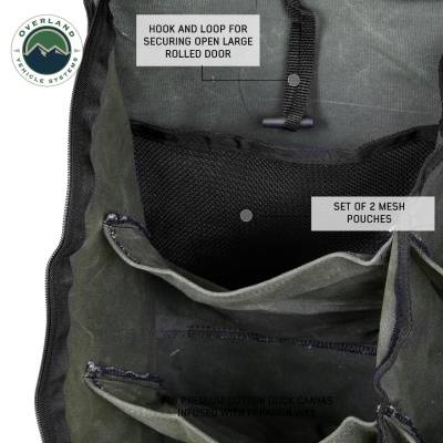 Overland Vehicle Systems - Camping Storage Bag - #16 Waxed Canvas - Image 5