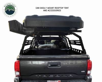 Overland Vehicle Systems - Discovery Rack with Side Cargo Plates, With Front Cargo Tray System Kit Mid Size Truck Short Bed Application - Image 3