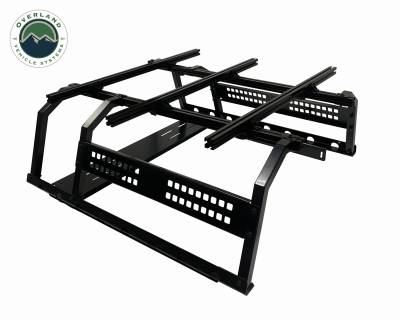 Overland Vehicle Systems - Discovery Rack with Side Cargo Plates, With Front Cargo Tray System Kit Mid Size Truck Short Bed Application - Image 6