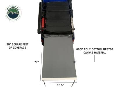 Overland Vehicle Systems - OVS Nomadic Awning 1.3 - 4.5' With Black Cover - Image 4