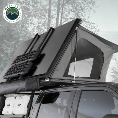 Overland Vehicle Systems - OVS Sidewinder Side Load Aluminum Roof Top Tent - Black Shell & Grey Body - Image 16