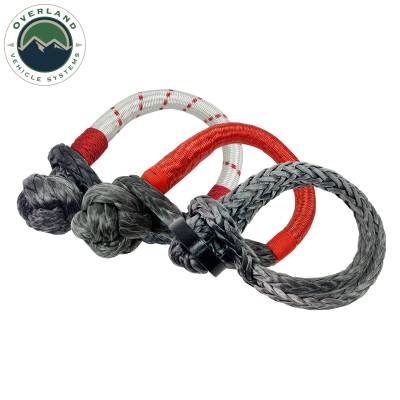 Overland Vehicle Systems - OVS Recovery Soft Shackle 5/8" 44,500 lb. With Loop & Abrasive Sleeve - 23" With Storage Bag - Image 7