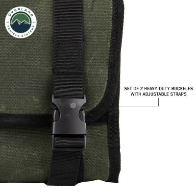 Overland Vehicle Systems - Rolled Bag First Aid - #16 Waxed Canvas - Image 4