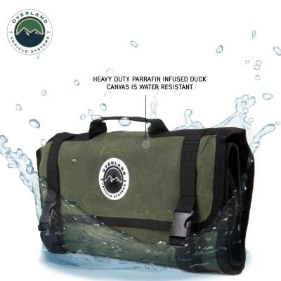 Overland Vehicle Systems - Rolled Bag First Aid - #16 Waxed Canvas - Image 9