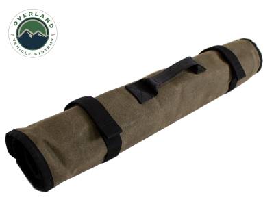 Overland Vehicle Systems - Rolled Bag Socket With Handle And Straps - #16 Waxed Canvas - Image 3