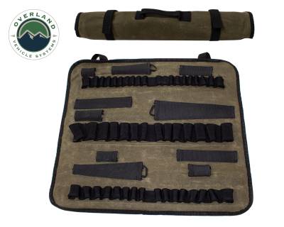 Overland Vehicle Systems - Rolled Bag Socket With Handle And Straps - #16 Waxed Canvas - Image 7