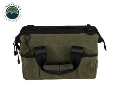 Overland Vehicle Systems - Recovery Strap Wrap #16 Waxed Canvas Bag - Image 2