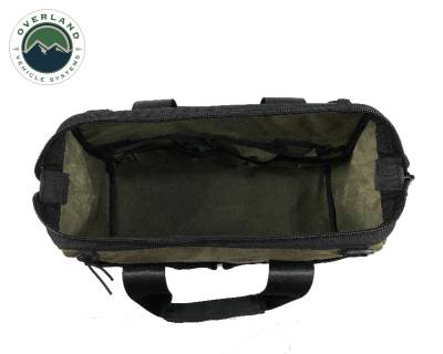 Overland Vehicle Systems - Recovery Strap Wrap #16 Waxed Canvas Bag - Image 4