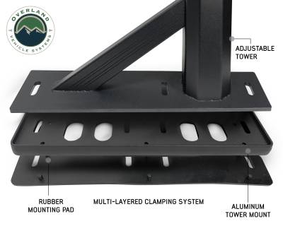 Overland Vehicle Systems - OVS Freedom Rack With Cross Bars and Side Supports - Image 5