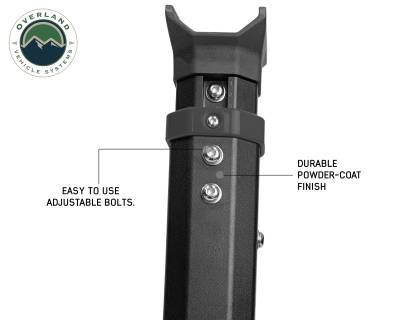 Overland Vehicle Systems - OVS Freedom Rack With Cross Bars and Side Supports - Image 8