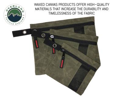 Overland Vehicle Systems - Small Bags - 3 Individual  #12 Waxed Canvas - Image 4