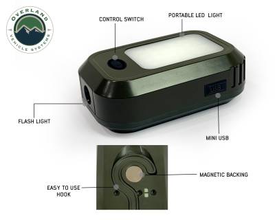 Overland Vehicle Systems - OVS UFO Solar Light Light Pods & Speaker - Wild Land Camping Gear - Image 4