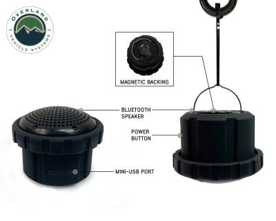 Overland Vehicle Systems - OVS UFO Solar Light Light Pods & Speaker - Wild Land Camping Gear - Image 7