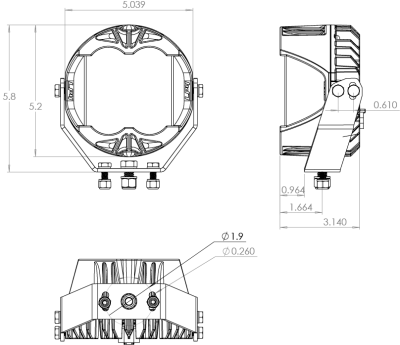 Baja Designs - Baja Designs LP4 Pro LED Driving/Combo Amber Lens Pair - Image 2