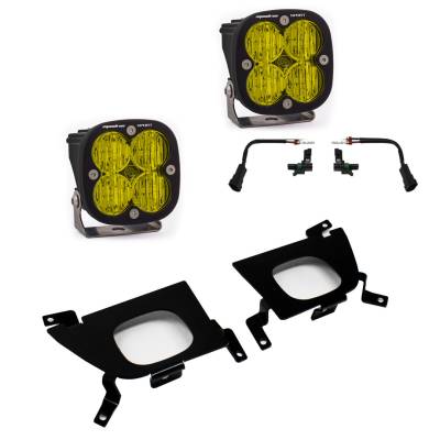 Baja Designs - Baja Designs Silverado 1500 2019 Fog Pocket Mount Kit Pro Amber FPK Sport WC - Image 1