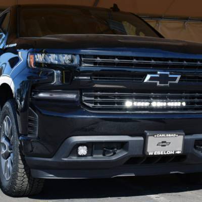 Baja Designs - Baja Designs Silverado 1500 2019 Fog Pocket Mount Kit Pro Amber FPK Sport WC - Image 2