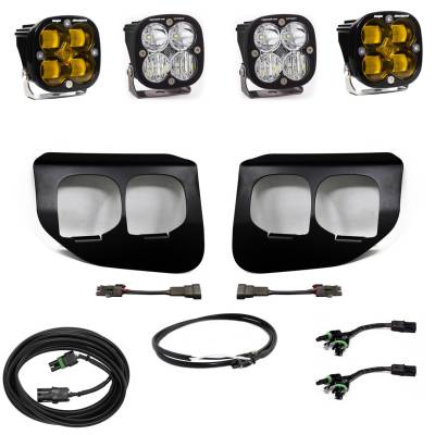 Baja Designs - Baja Designs Ford Super Duty (20-22) Fog Lights Dual FPK Amber SAE/Sport DC - Image 1