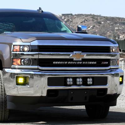 Baja Designs - Baja Designs Chevy XL Pro Bumper Kit Driving/Spot/Wide Cornering - Chevy 2015-2019 Silverado 2500/3500 HD - Image 1