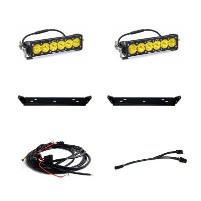 Baja Designs - Baja Designs 10 Inch Onx6 D/C Amber Behind Grill Kit fits 21-On Ford Raptor - Image 1