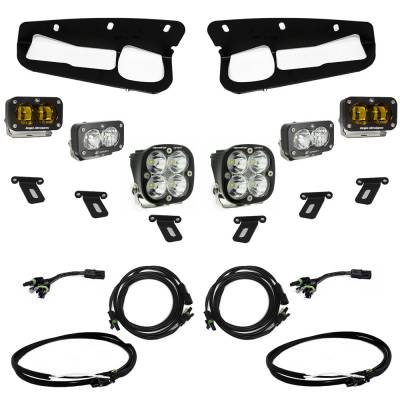 Baja Designs - Baja Designs Ford Bronco (21-Present) S2 SAE FPK Sportsmen for OEM Steel Bumper - Image 1