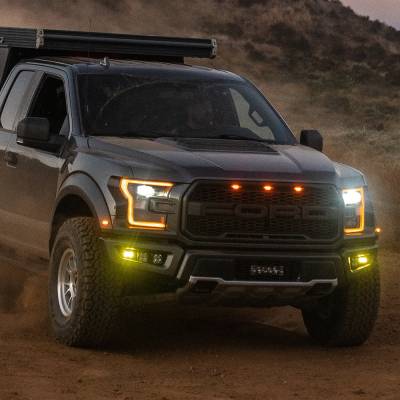 Baja Designs - Baja Designs Ford Raptor (17-20) Fog Pocket Kit S2 SAE Amber Pro - Image 2