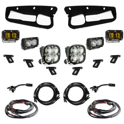 Baja Designs - Baja Designs Ford Bronco (21-Present) S2 SAE Amber FPK Pro for OEM Steel Bumper - Image 1