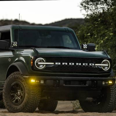 Baja Designs - Baja Designs Ford Bronco (21-Present) S2 SAE Amber FPK Pro for OEM Steel Bumper - Image 2