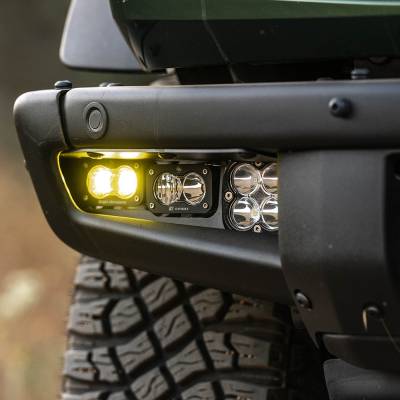 Baja Designs - Baja Designs Ford Bronco (21-Present) S2 SAE Amber FPK Pro for OEM Steel Bumper - Image 3