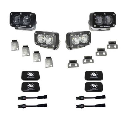 Baja Designs - Baja Designs S2 SAE/S2 Clear Sport Fog Pocket Kit Fits 21-On Ford Raptor - Image 1