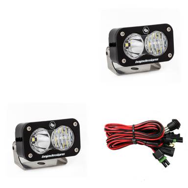 Baja Designs - Baja Designs LED Light Pods Driving Combo Pattern Pair S2 Pro Series - Image 1