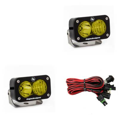 Baja Designs - Baja Designs S2 Pro Pair Driving/Combo LED Amber - Image 1