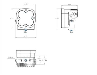 Baja Designs - Baja Designs LED Light Pods Clear Lens Spot Each XL Pro Wide Cornering - Image 2