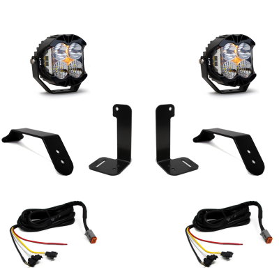 Baja Designs - Baja Designs Jeep JL/JT Dual LP4 Auxiliary Light Kit w/Upfitter - Image 1