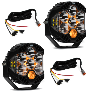 Baja Designs - Baja Designs Jeep JL/JT Rubicon Steel Bumper LED Light Kit LP6 w/Upfitter - Image 1