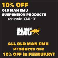 10% OFF any OLD MAN EMU Product