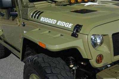 Rugged Ridge - Rugged Ridge 11640.25 Hurricane Fender Flare Kit - Image 6
