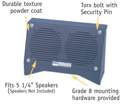 Tuffy Security Products - Tuffy Security Products 065-01 Security Box/Dual Speaker - Image 2