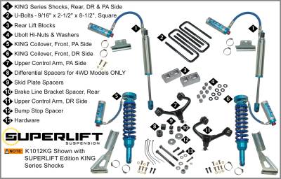 Superlift - Superlift K1012KG Suspension Lift Kit - Image 2