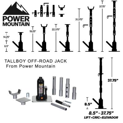 Bulldog Winch - Bulldog Tall Boy Off Road Jack System - Image 2