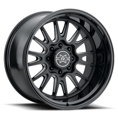 Method Racing Wheels - 20x10 Method MR802 -  8x6.5  4.75in.BS - Double Black Milled - Image 1
