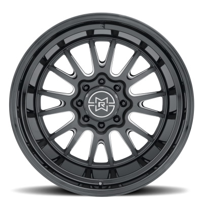 Method Racing Wheels - 20x10 Method MR802 -  8x6.5  4.75in.BS - Double Black Milled - Image 2