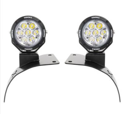 Vision X Lighting - VISION X 18+ JEEP JL/JT Cowl Mount Light KIt WITH 4.7" CG2-Cannon LIGHTS - Image 1