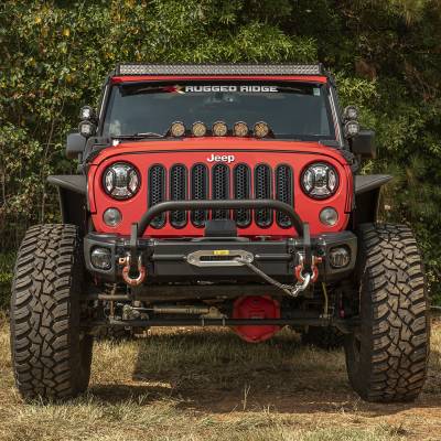 Rugged Ridge - Rugged Ridge 11549.13 Arcus Front Bumper Set - Image 5