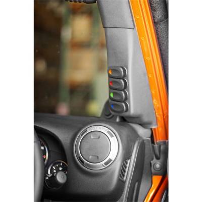 Rugged Ridge - Rugged Ridge 17235.97 A Pillar Switch Pod Kit - Image 3