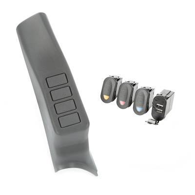 Rugged Ridge - Rugged Ridge 17235.88 A Pillar Switch Pod Kit - Image 1