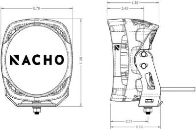 ARB 4x4 Accessories - NACHO Grande Amber/White Combo Light - Image 4