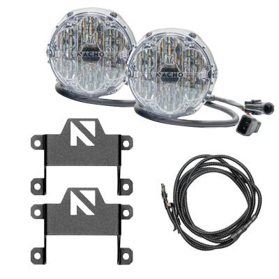 ARB 4x4 Accessories - NACHO SAE White PlugNPlay Fog Light Kit - Image 1